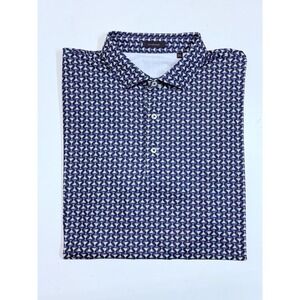 Turtleson polo shirt performance golf geometric Margaritas‎ Men's Size 2XL